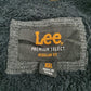 Mens Grey Lee Sherpa Lined Quarter Zip Jumper