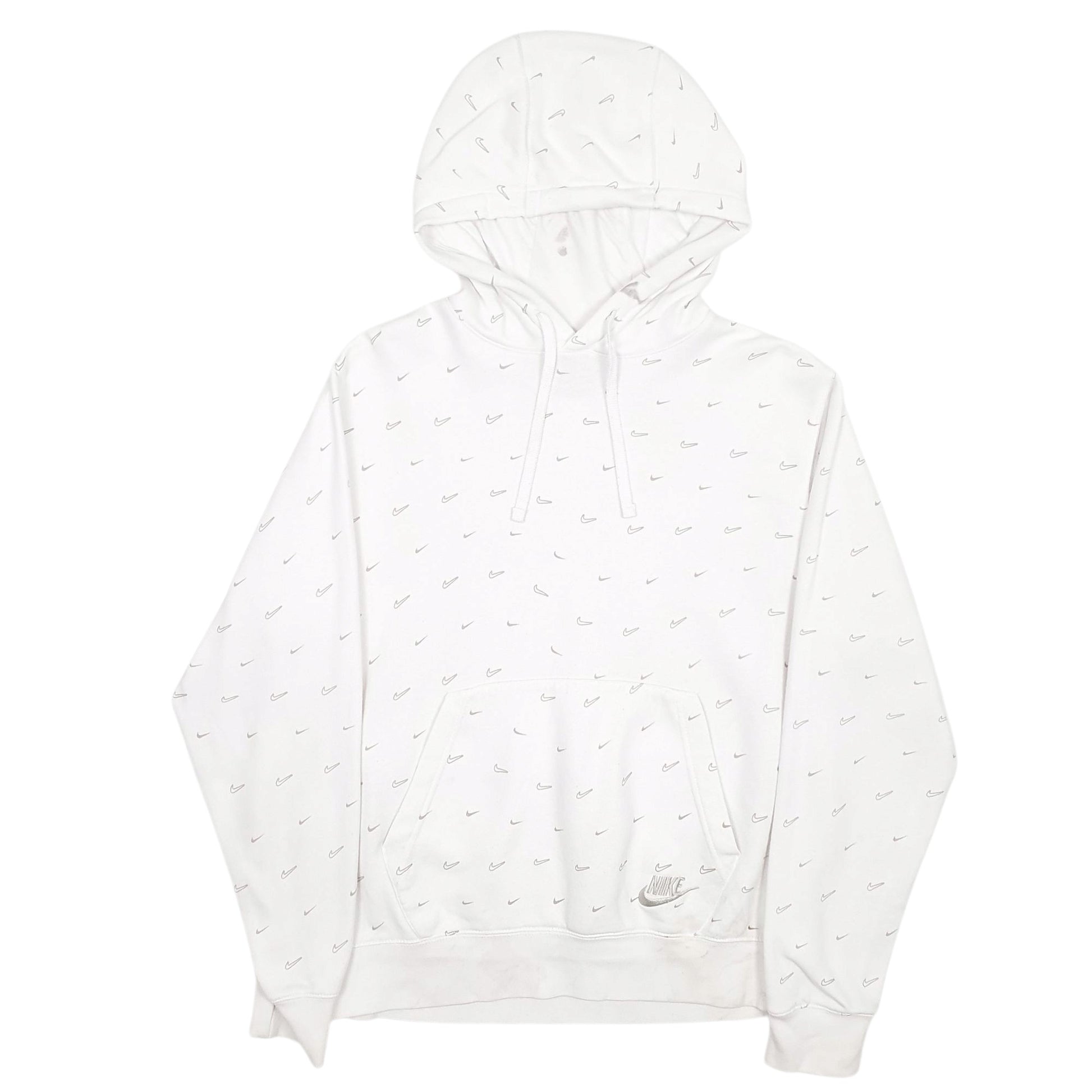 Mens White Nike  Hoodie Jumper