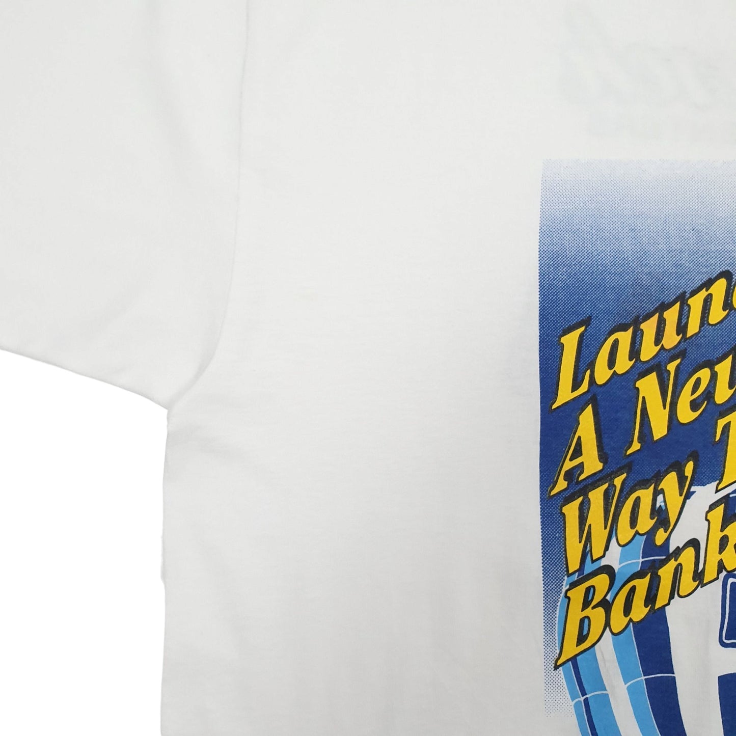 Mens White Hanes Single Stitch Vintage 90s  T Shirt