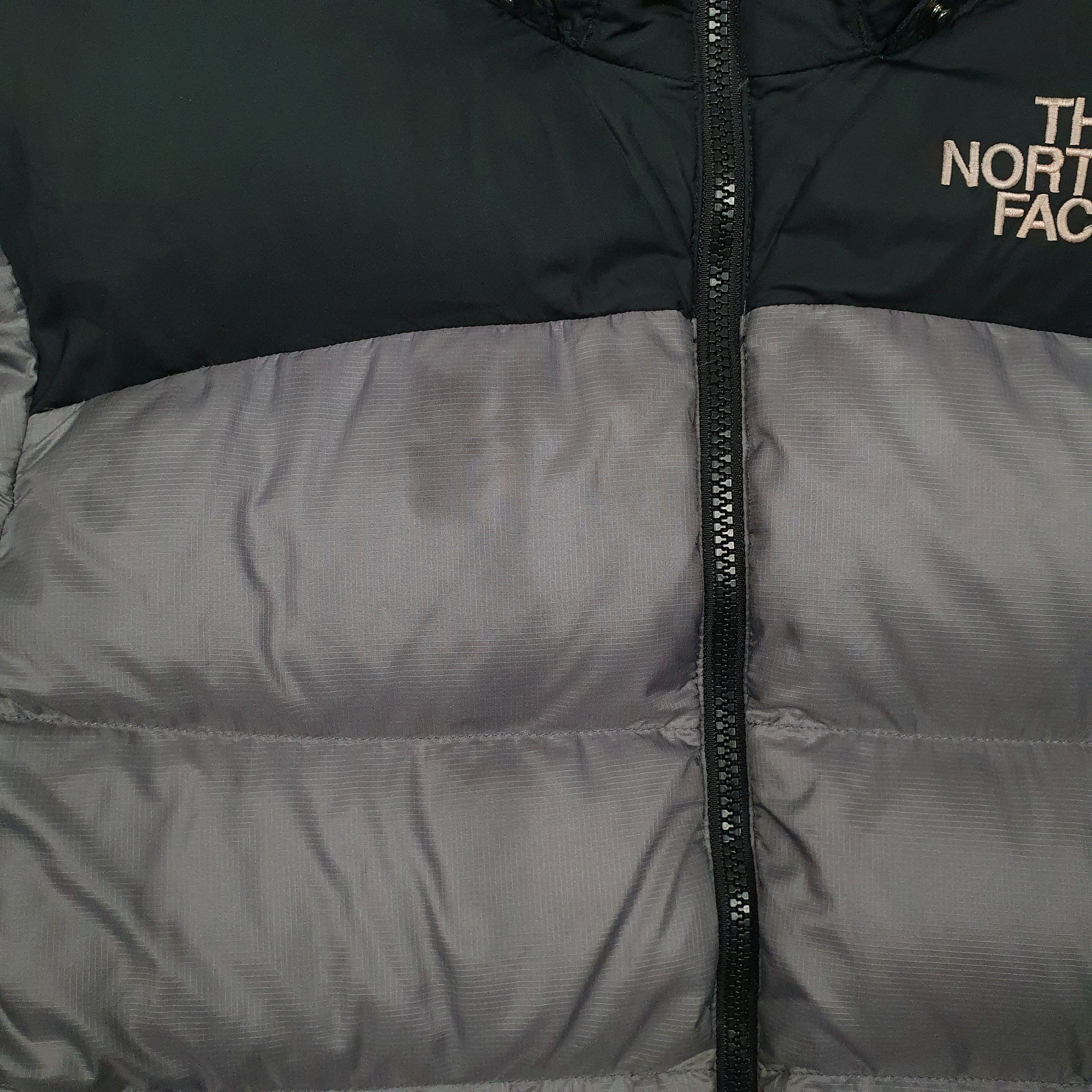 Mens Grey The North Face Nuptse  Coat