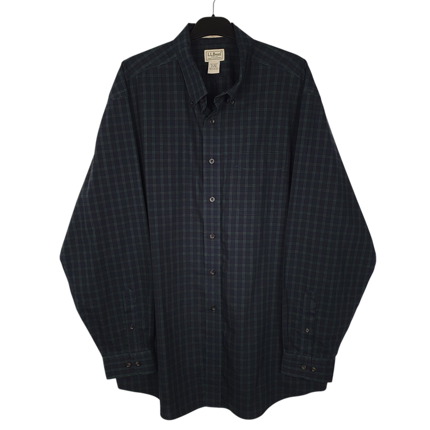 Mens Navy L.L.Bean  Long Sleeve Shirt