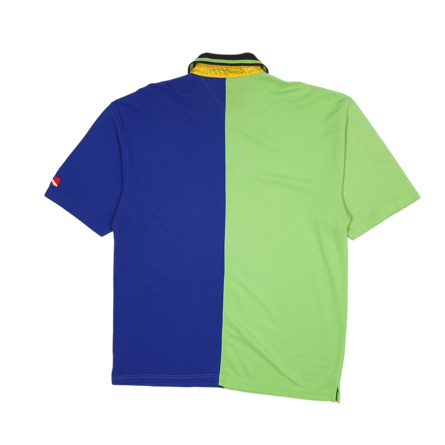 Mens Blue Tommy Hilfiger  Crewneck Polo Shirt