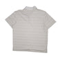 Mens White Izod Golf Crewneck Polo Shirt