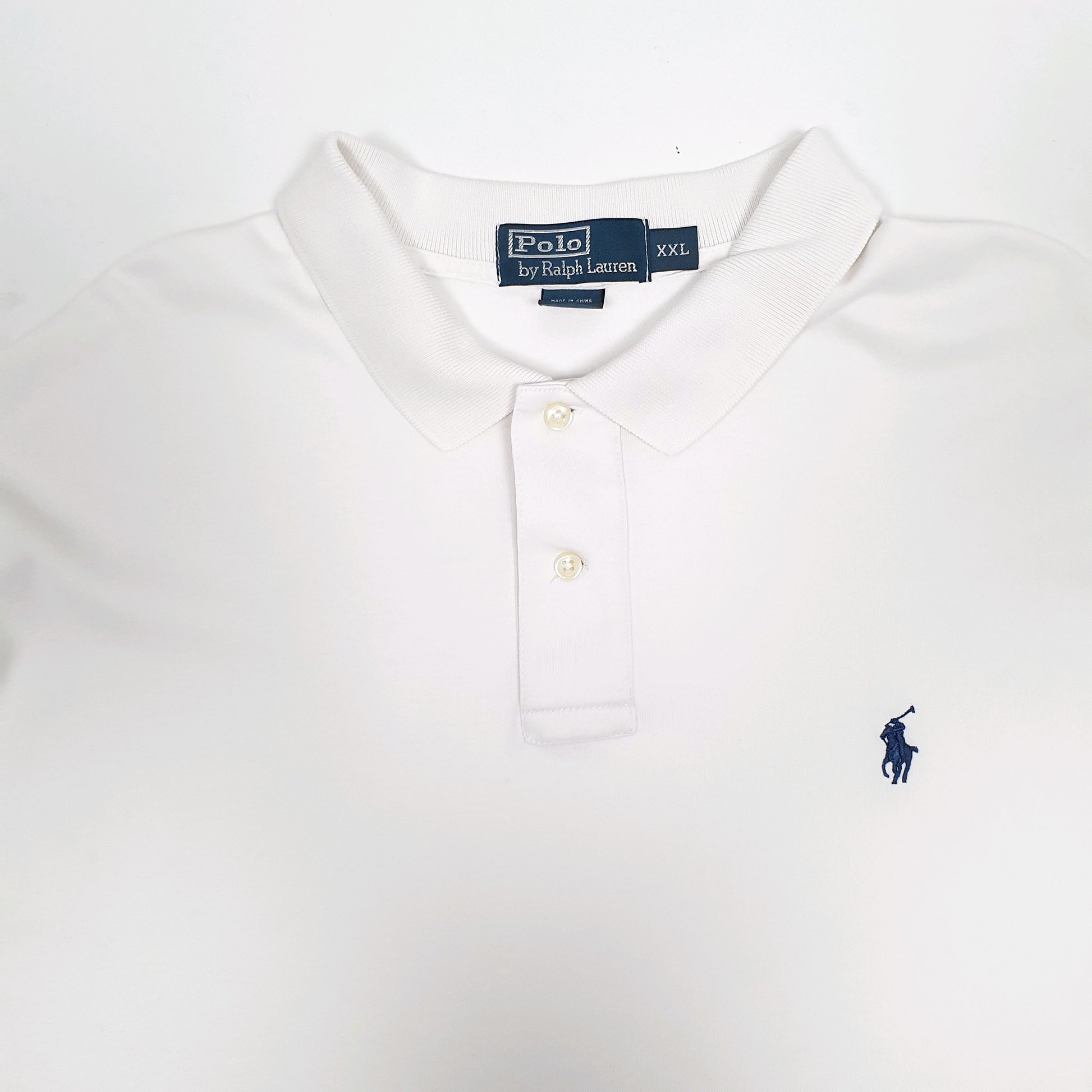 Mens White Polo Ralph Lauren   Polo Shirt