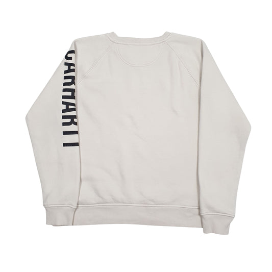 Womens Cream Carhartt  Crewneck Jumper