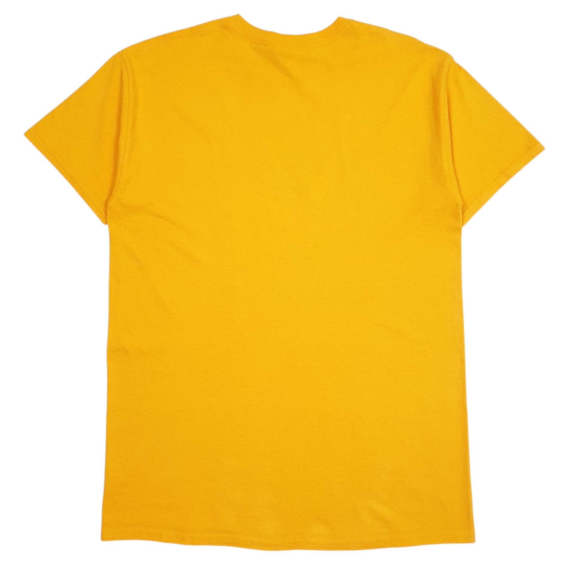 Mens Yellow Gildan   T Shirt