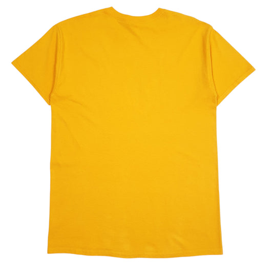 Mens Yellow Gildan   T Shirt