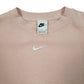 Womens Pink Nike Baggy Fit Crewneck Jumper