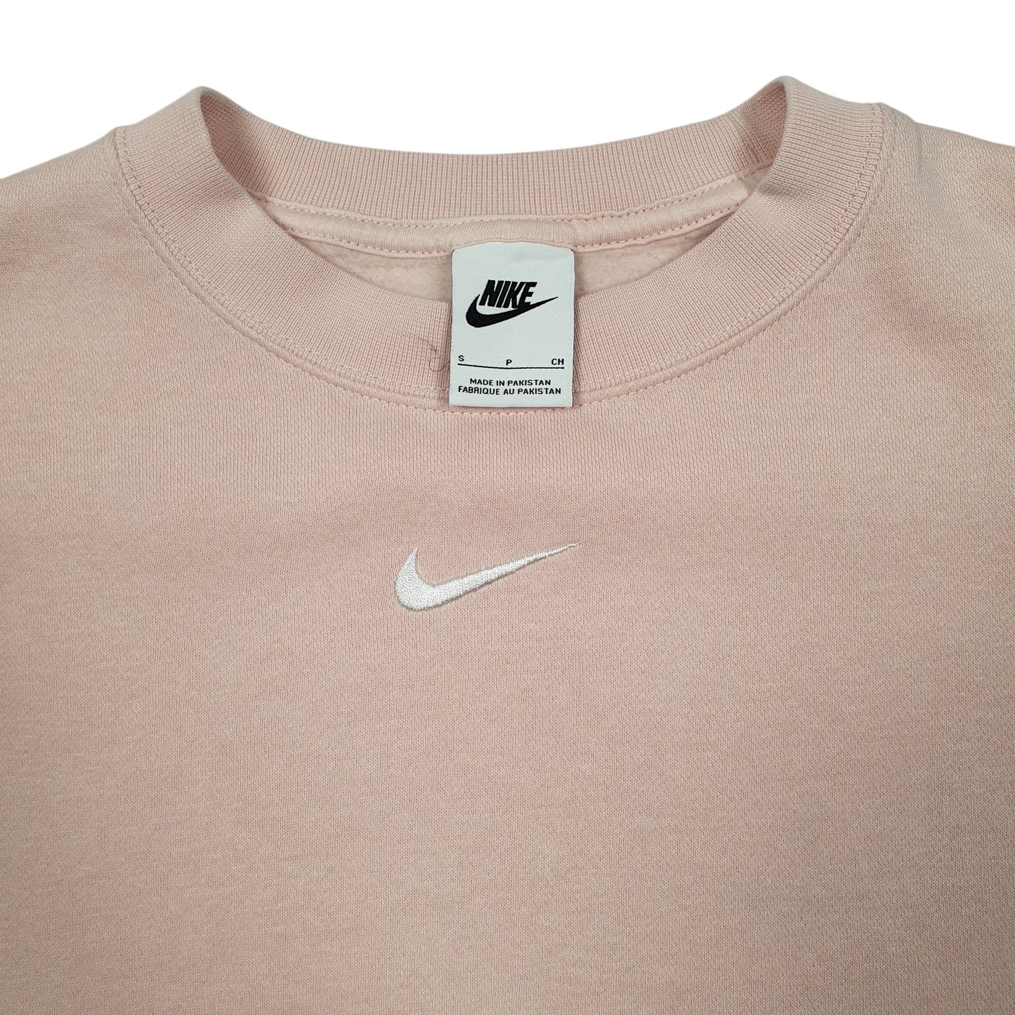 Womens Pink Nike Baggy Fit Crewneck Jumper