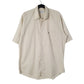 Mens Cream Burberry Vintage 90s Short Sleeve Shirt