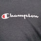 Mens Grey Champion Spellout Hoodie Jumper