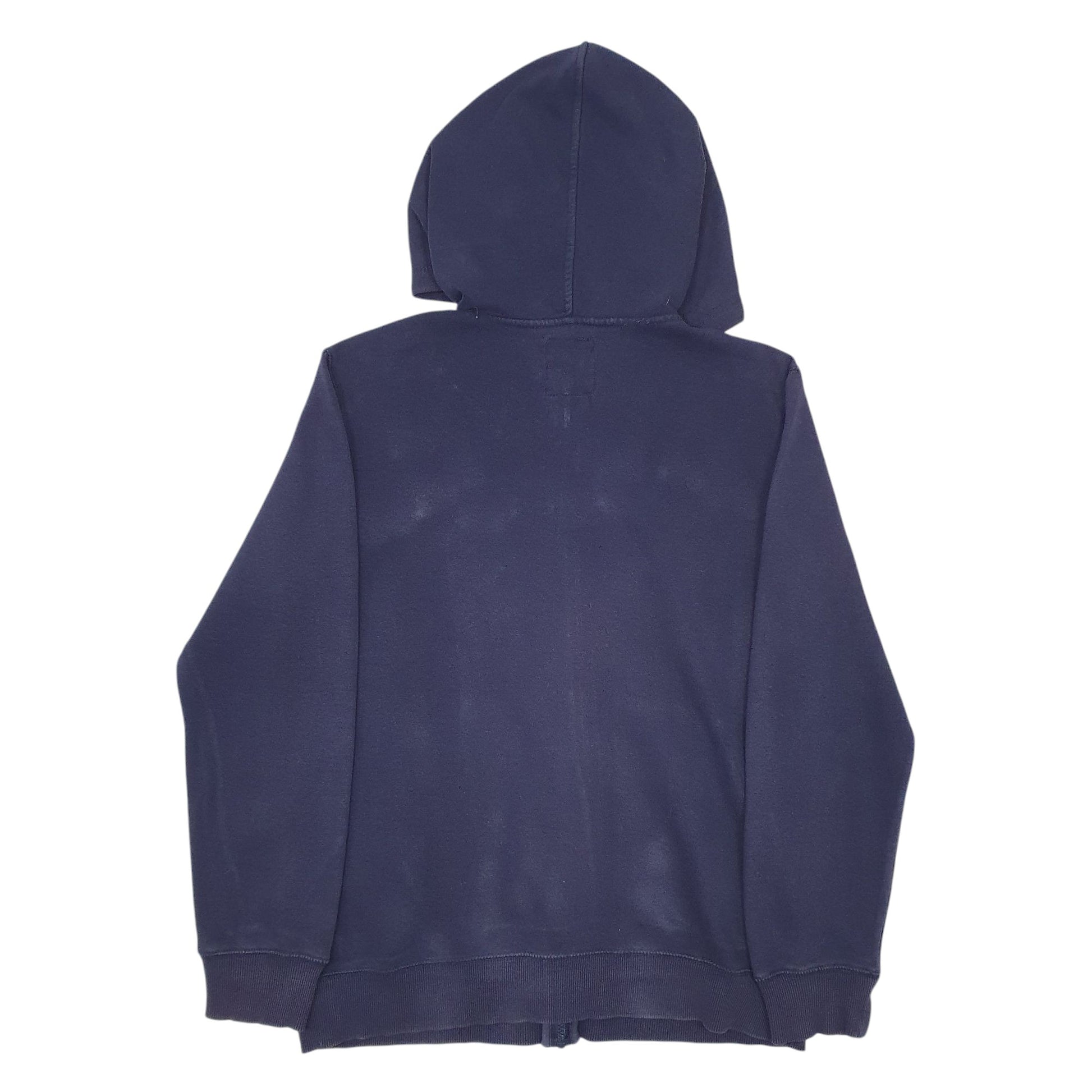 Mens Navy Nautica Spellout Full Zip Jumper