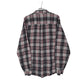 Mens Grey Woolrich Thick Flannel Plaid  Shirt