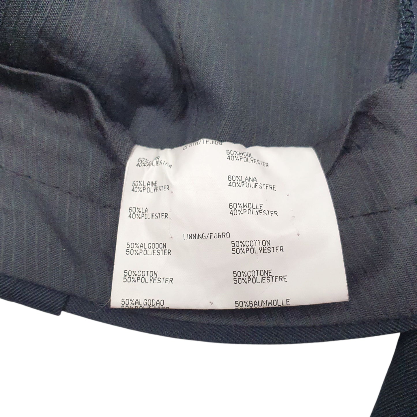 Mens Navy Burberry   Trousers