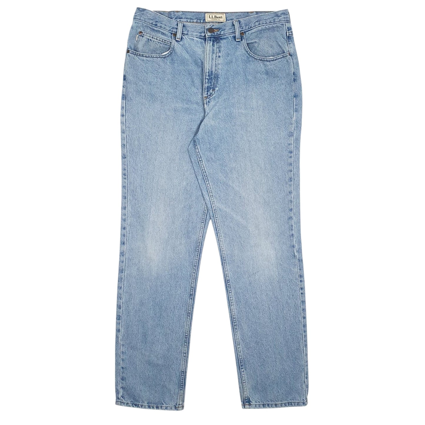 Mens Blue L.L.Bean  Relaxed JeansW36 L34