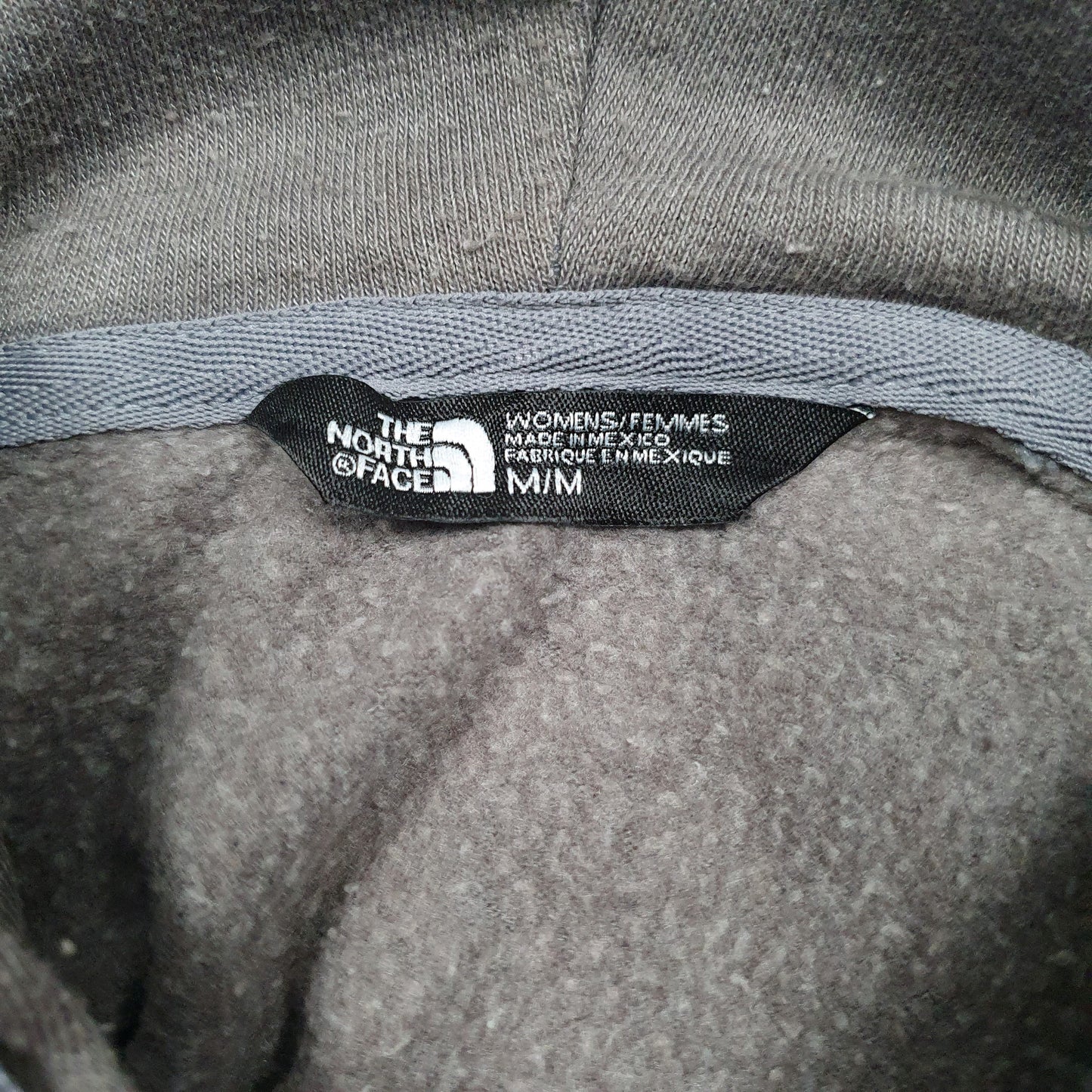 Womens Grey The North Face Spellout Hoodie Jumper