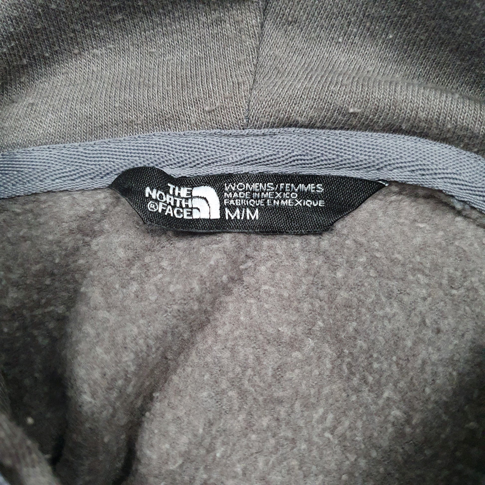 Womens Grey The North Face Spellout Hoodie Jumper