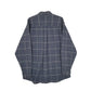 Mens Blue Woolrich Thick Flannel Chamois  Shirt