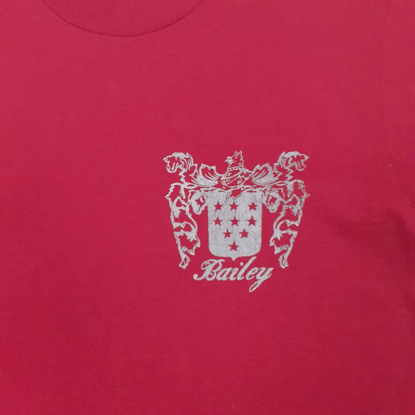 Mens Burgundy Fruit Of The Loom Single Stitch Vintage 90s  T Shirt