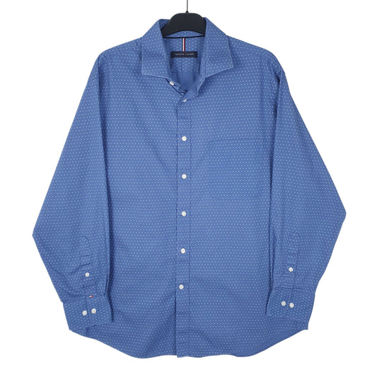 Mens Blue Tommy Hilfiger  Long Sleeve Shirt