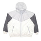 Mens White Nike  Crewneck Coat