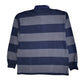 Mens Navy Barbarian Rugby Crewneck Polo Shirt