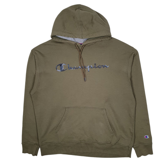 Mens Green Champion  Hoodie Jumper