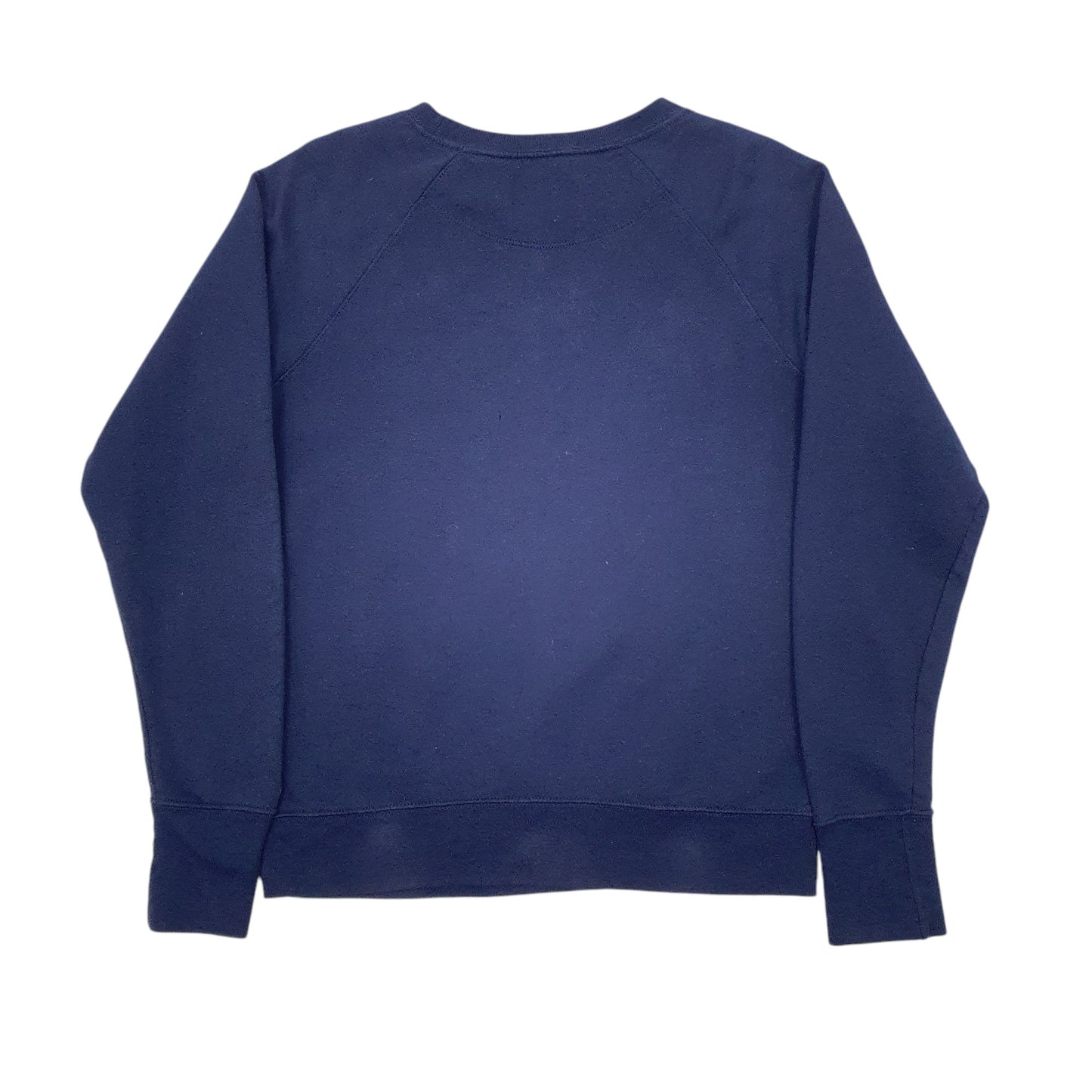 Womens Navy Champion Spellout Crewneck Jumper