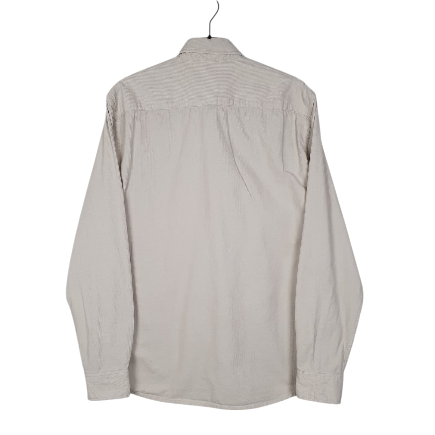 Mens Cream H&M Corduroy  Shirt