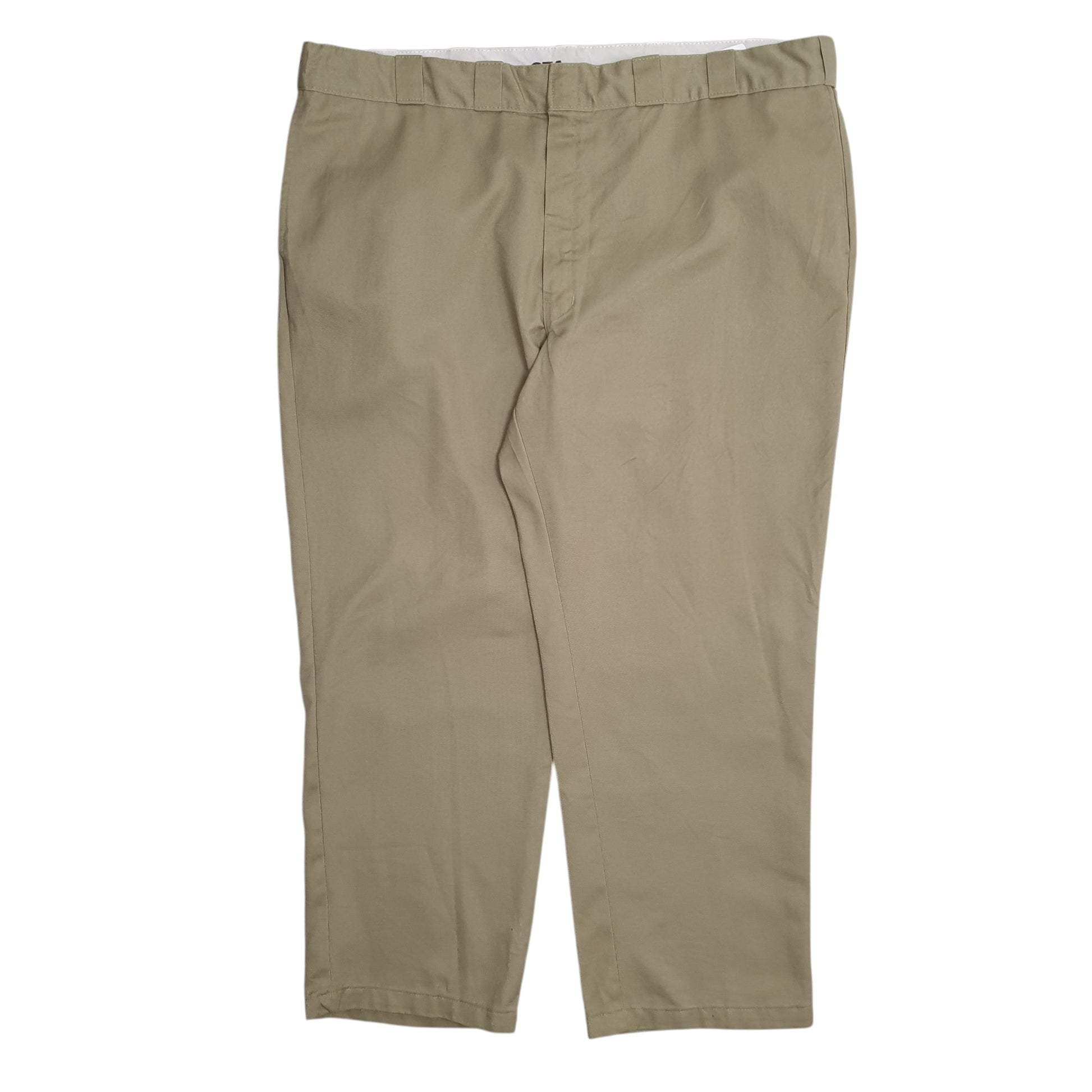 Mens Beige Dickies 874 Original Fit Workwear Chino Trousers