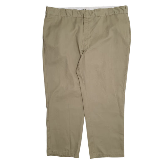 Mens Beige Dickies 874 Original Fit Workwear Chino Trousers