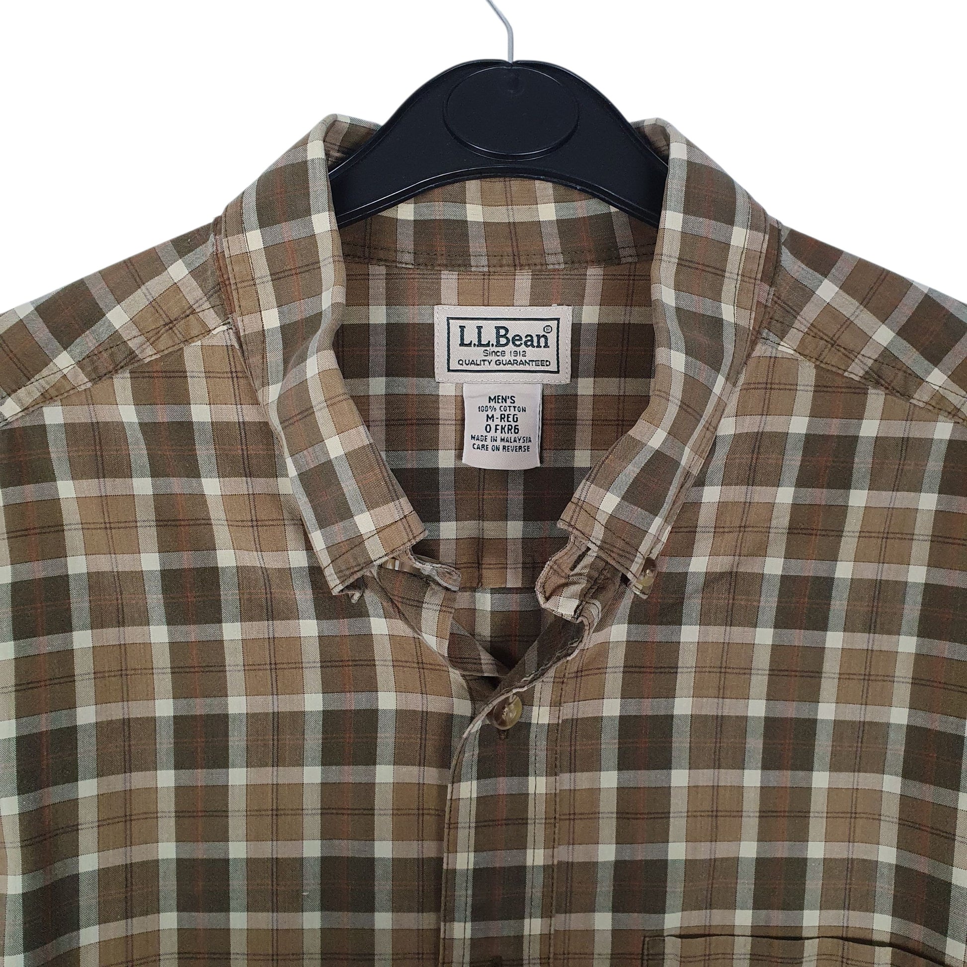 Mens Brown L.L.Bean   Shirt