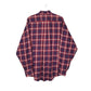 Mens Red L.L.Bean US Coast Guard Tartan  Shirt