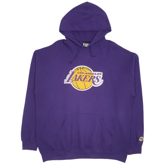 Mens Purple NBA Los Angeles Lakers Hoodie Jumper