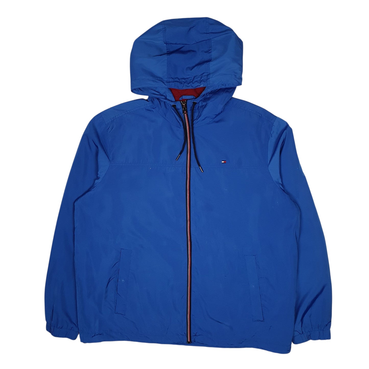 Mens Blue Tommy Hilfiger  Hoodie Coat