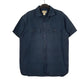 Mens Navy L.L.Bean Heavyweight Short Sleeve Shirt