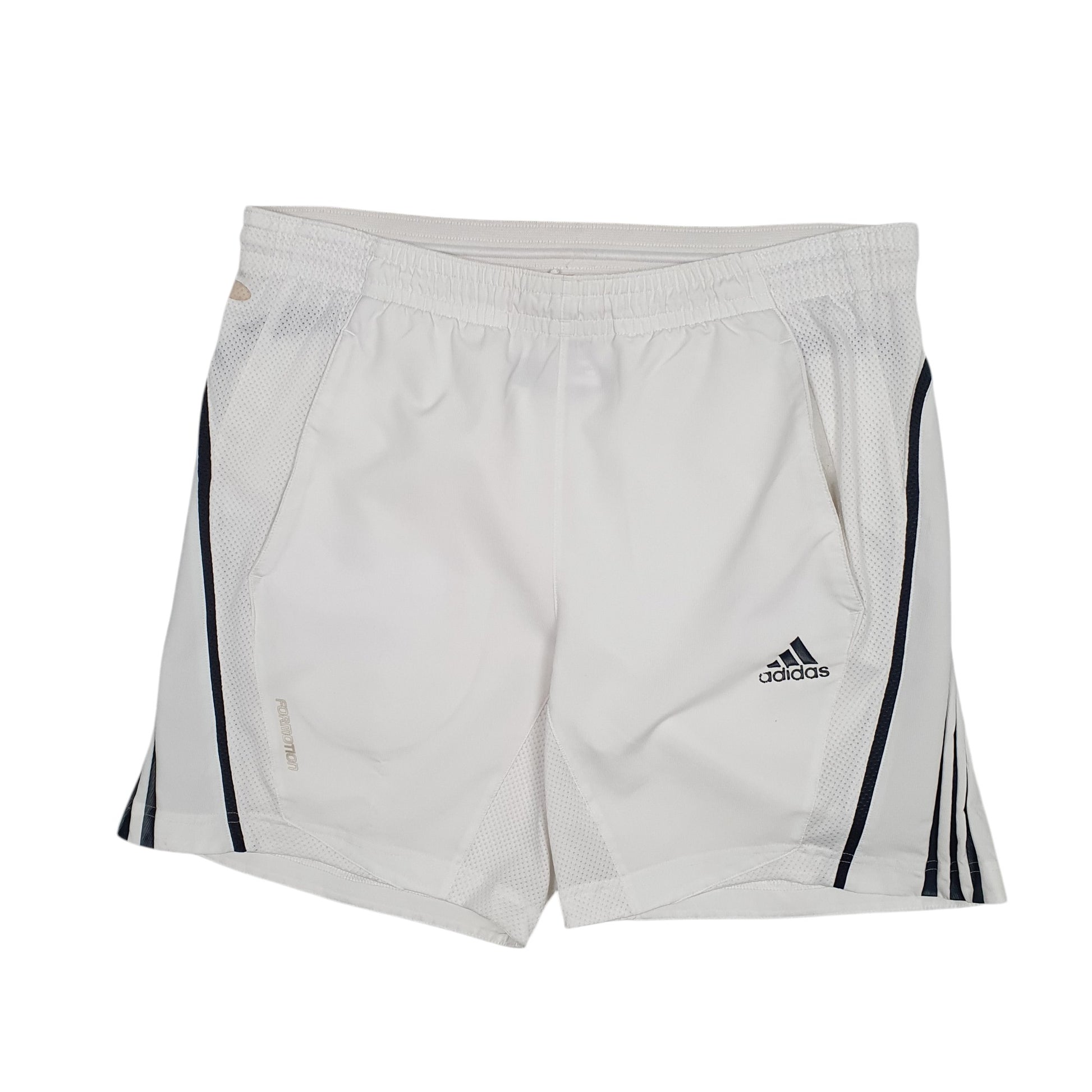 Mens White Adidas  Sport Shorts