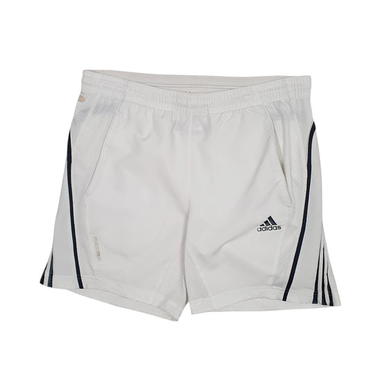 Mens White Adidas  Sport Shorts