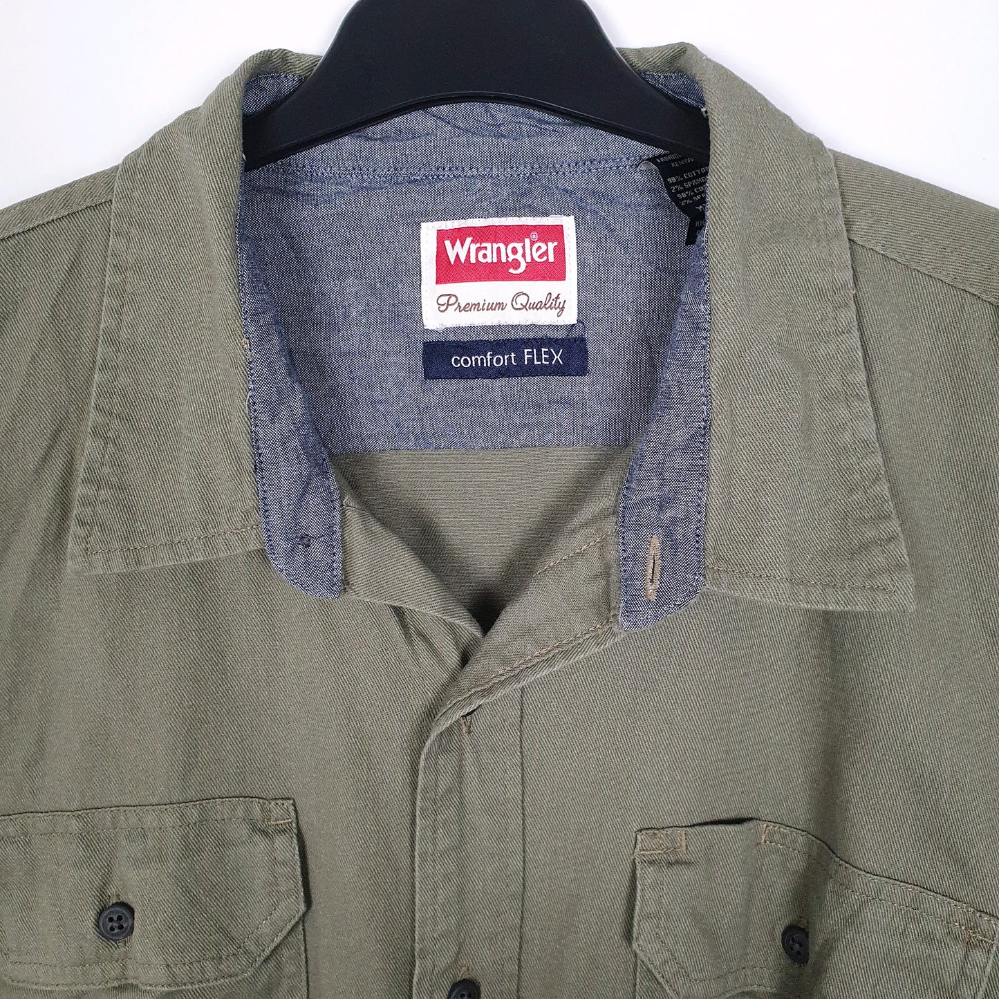 Mens Khaki Wrangler   Shirt