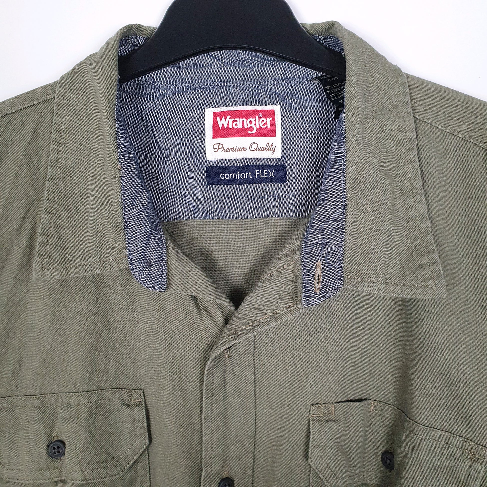 Mens Khaki Wrangler   Shirt