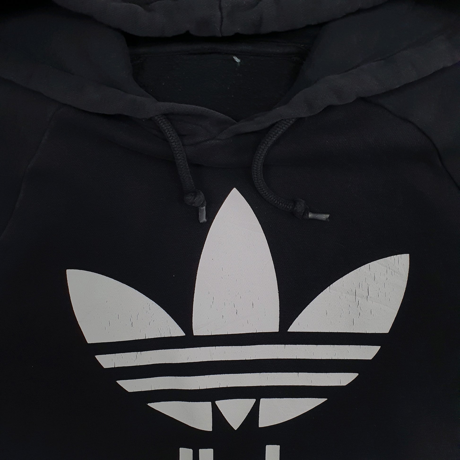 Mens Black Adidas Originals Hoodie Jumper