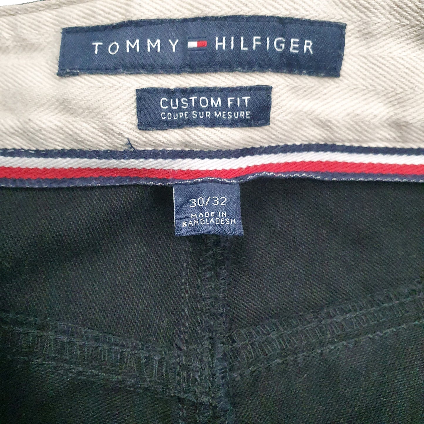 Mens Black Tommy Hilfiger   Trousers