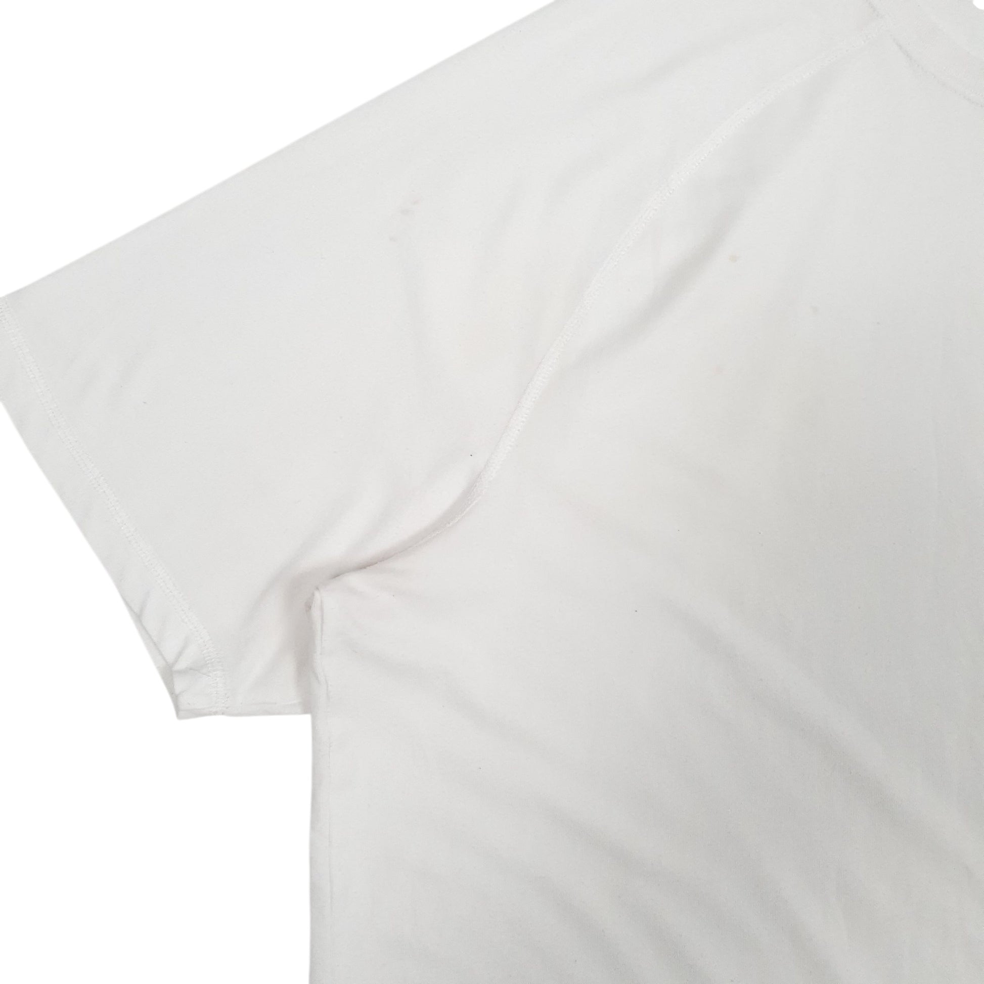 Mens White Carhartt   T Shirt