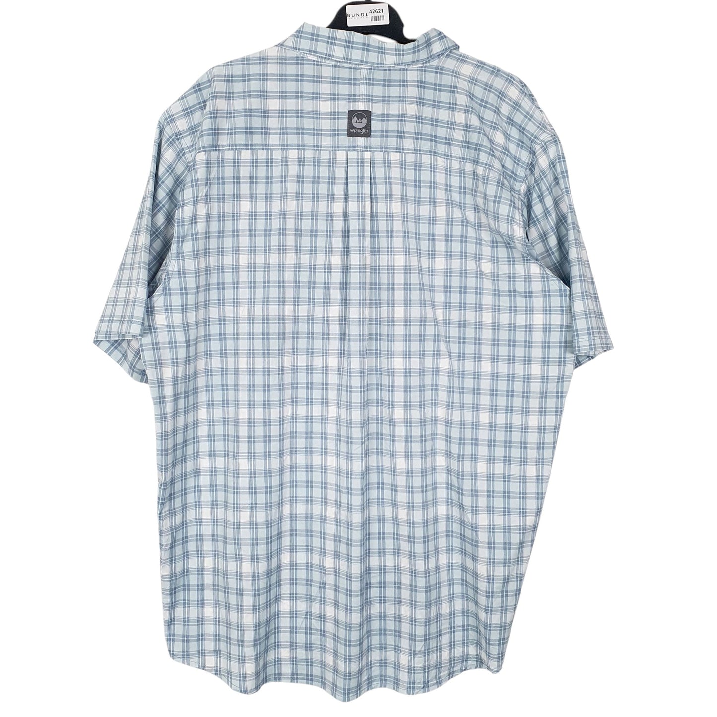 Mens Blue Wrangler Outdoor Series  Shirt