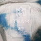Mens Blue NFL Detroit Lions Tie Dyes Hoodie Jumper