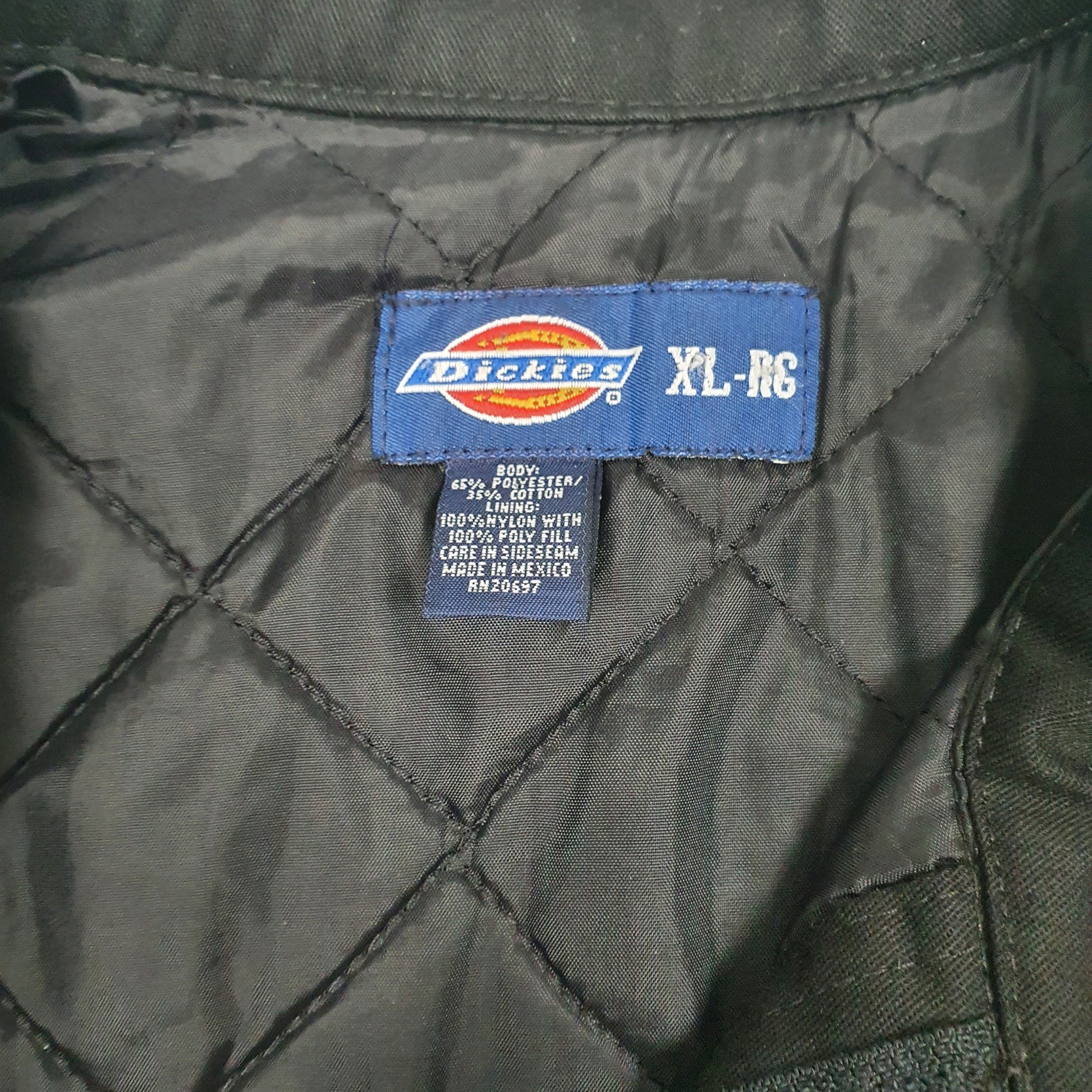 Mens Black Dickies   Coat