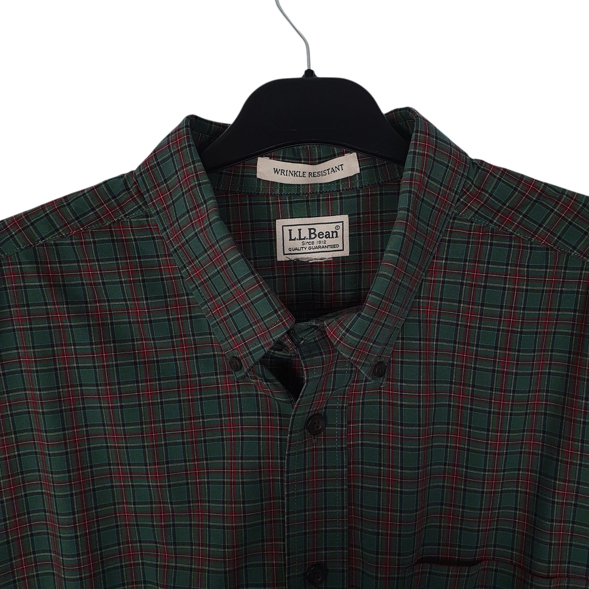 Mens Green L.L.Bean   Shirt