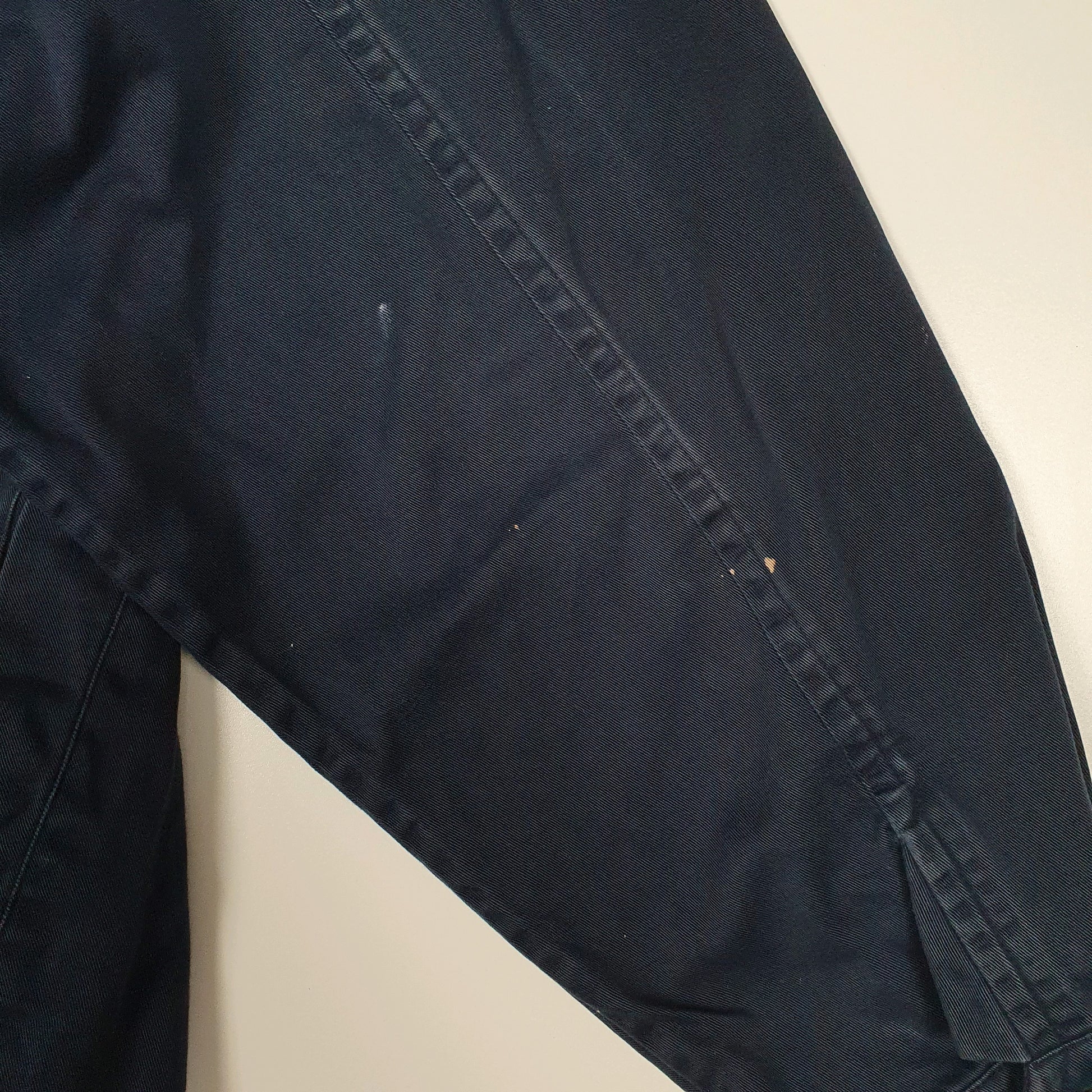 Mens Navy Nautica Vintage 90s Bomber Windbreaker Crewneck Coat