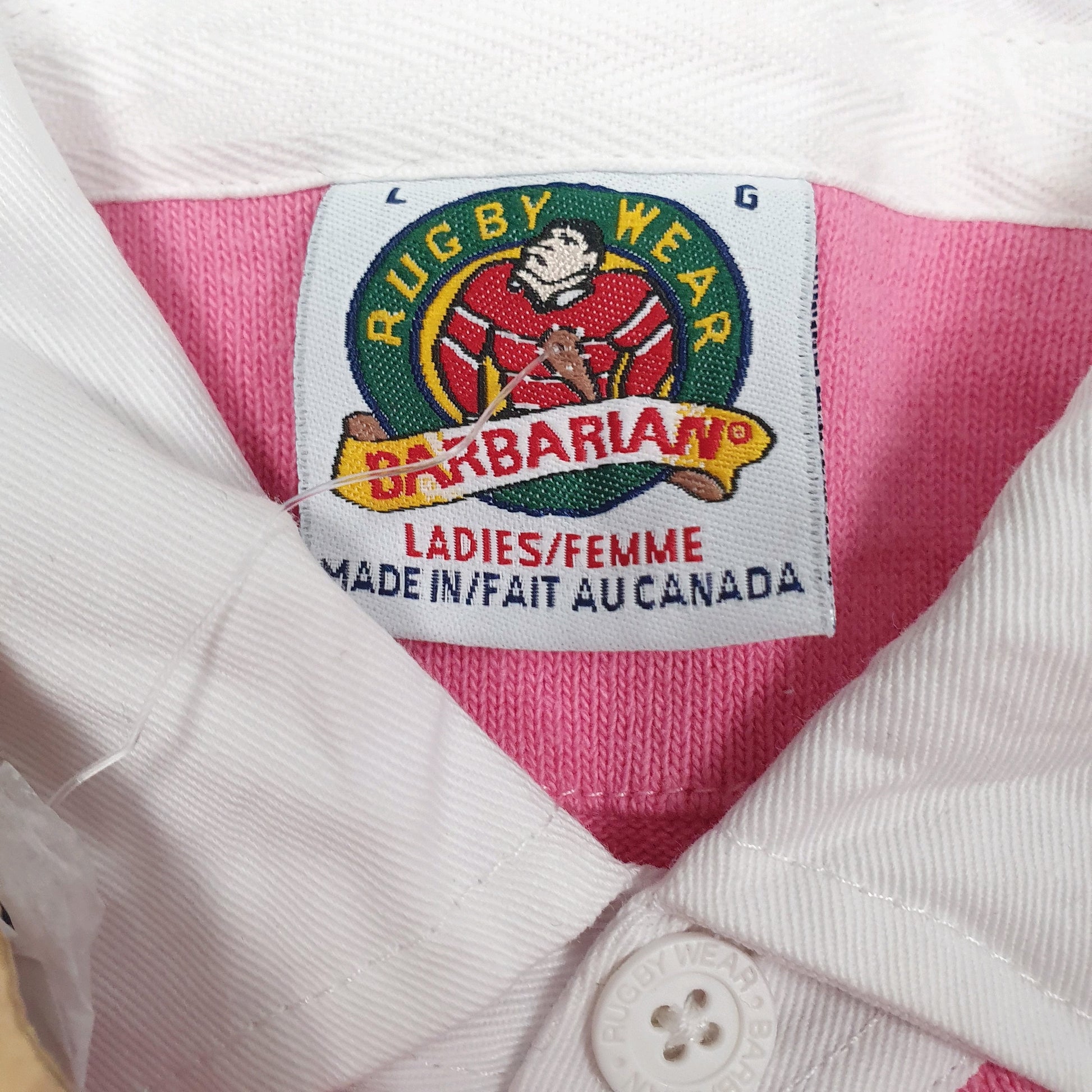 Womens Pink Barbarian   Polo Shirt