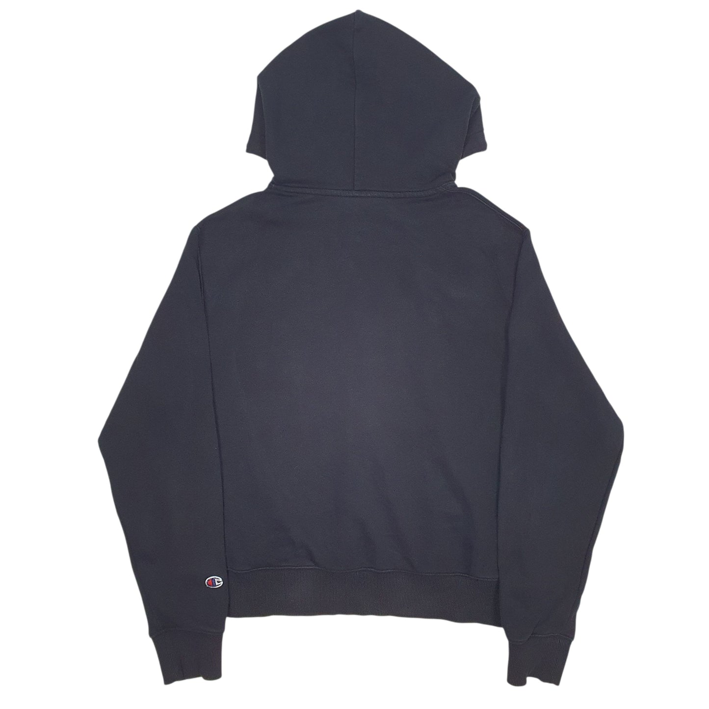 Mens Black Champion Reverse Weave Hoodie Jumper